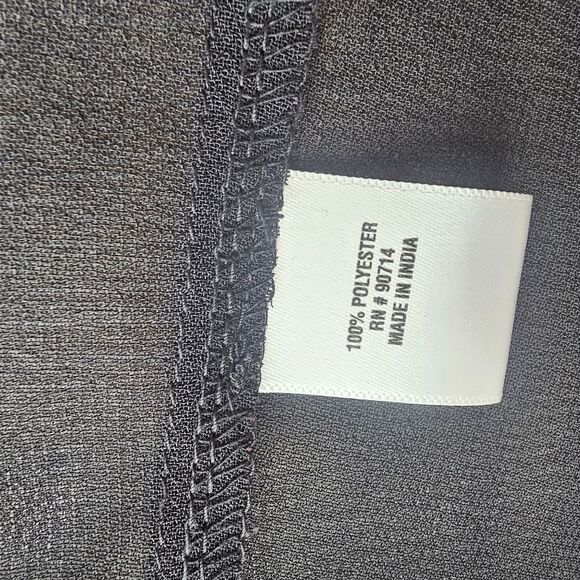 MSK Black Sheer Dress - Picture 6 of 8